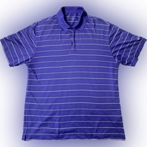 nike golf Purple men's dri-fit polo shirt Men’s L